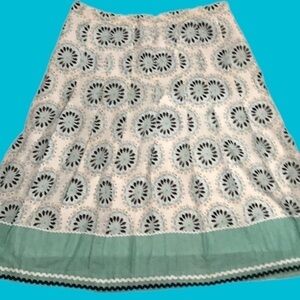 $10 Saturday Savings! Ann Taylor LOFT Textured Ric Rac Detailed Skirt